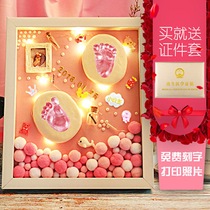 Baby hands and feet inkpad pet claw inkpad newborn fetal hair souvenir diy homemade baby 100 days full moon gift