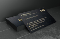 Upscale Business Card Custom Bronzing Card Craft Business Card Name Sheet Design Business Business Card Ordering Printed Matter Printed