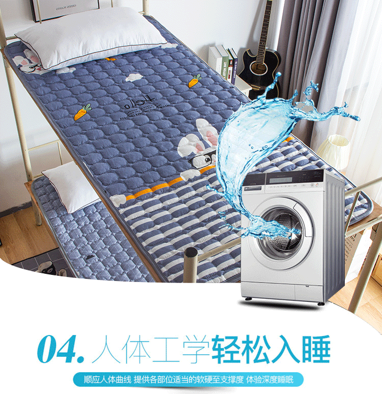 Nệm ký túc xá giường đơn phòng ngủ giường tầng 0,9m nệm nệm 1,2 m đệm nệm nệm - Nệm đệm lò xo giá rẻ