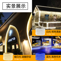 100 m mounted led light strip exterior wall ceiling colorful discoloration line lamp outdoor super bright waterproof outdoor 220V