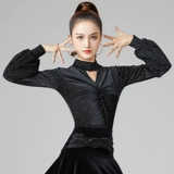 Демисезонная бархатная спортивная одежда, костюм для танцевального шоу, увеличенная толщина