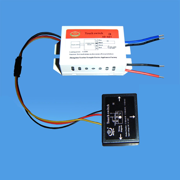 Mirror Surface Light 110V Touch Switch Induction DIY Accessories (for energy-saving lighting tube LED)