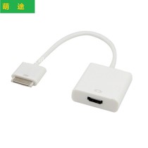 iPad2 3iPhone4S to HDMI mobile phone with TV LCD monitor video conversion headline