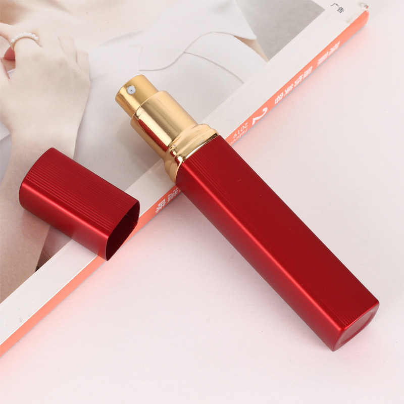 Glass Perfume Bottled Portable Hydrating Spray Bottle Spray Bottle Aluminum Tube Glass Empty Bottle Travel Press Small Sprayer