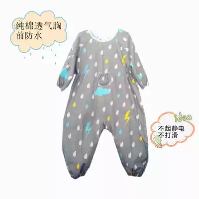 Baby Jumpsuit gown baby fan chuan yi chi fan yi pa xing fu cotton breathable thin spring and autumn and winter 0-3 years old custom