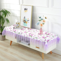 Pastoral lace TV cabinet tablecloth tablecloth rectangular living room household TV cabinet cover dust cover cover cloth cover towel