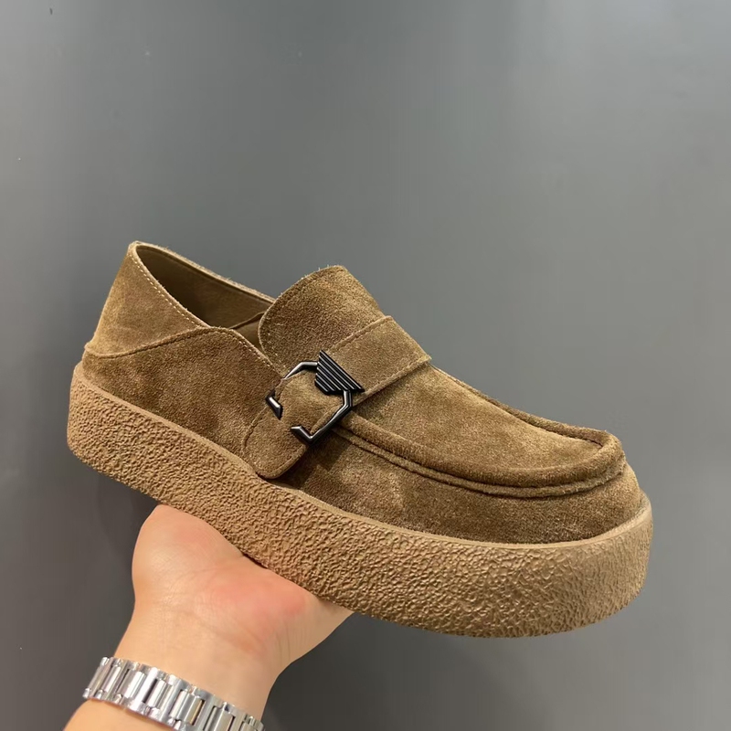 2026 New Slip-On Soft-Soled Birkenstock Shoes, Thick-Soled Loafers, Men's Genuine Leather Party Shoes, Casual Shoes 2026 New Slip-On Soft-Soled Birkenstock Shoes, Thick-Soled Loafers, Men's Genuine Leather Party Shoes, Casual Shoes