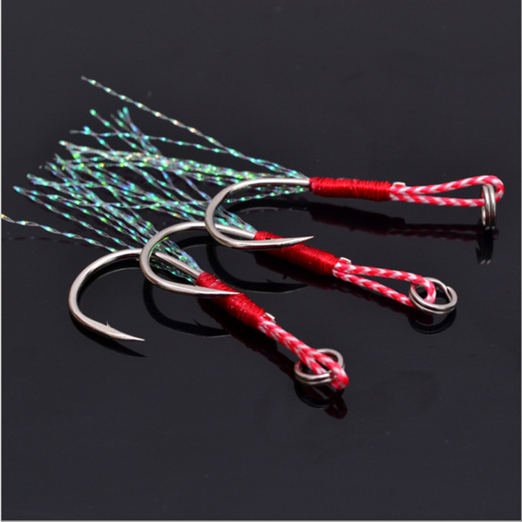 Tie Wool Iron Plate Hook Boat Fishing Hook Fishing Hook Sea Fishing Hook Oking Lead Fish Hook Pitul Fishing Supplies Fishing Gear