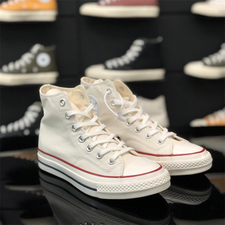 Official Website Genuine Classic Japanese-Style Canvas Shoes for Women, High-Top Student Couple Casual Low-Top Sports Sneakers for Men, Trendy