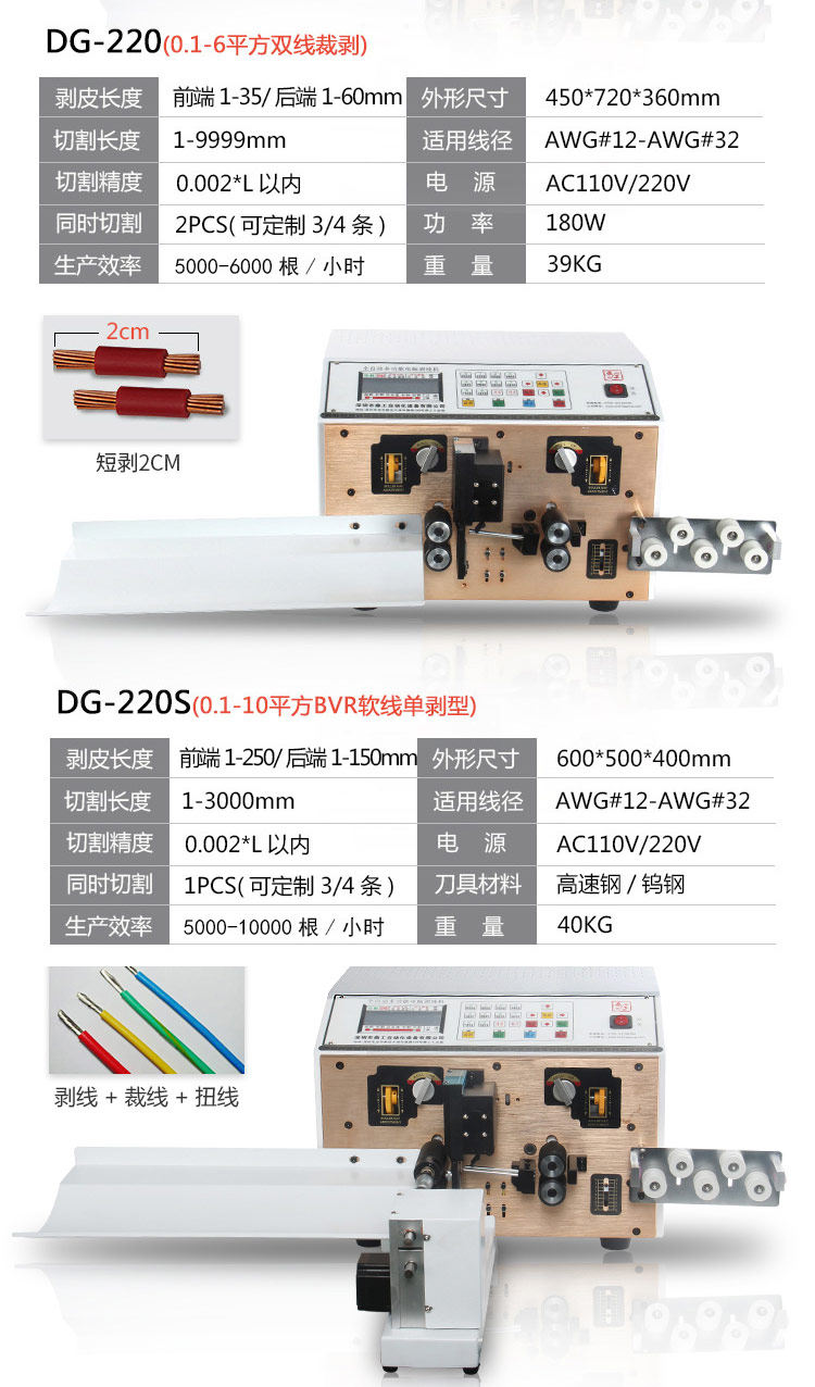 Снятие машины 全自动电脑剥线机电缆线剪线机护套线下线机并线排线多芯线裁线机 Ding workers