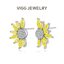 Vig sterling silver earrings women 2021 New Tide advanced earrings temperament summer light luxury versatile ear jewelry