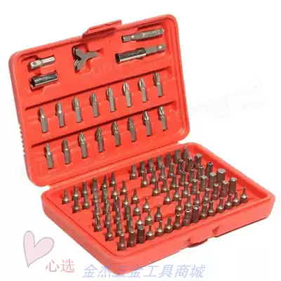 Special price 100 piece set of batch head batch nozzle electric screwdriver Rod sleeve set of cross word plum blossom batch head