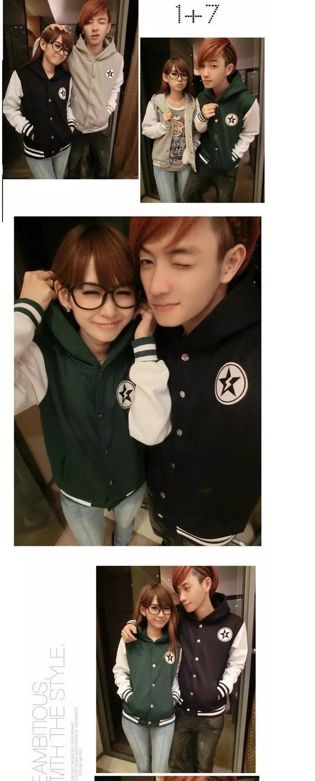Exo 鹿 晗 tải lại khởi động lại cùng một chiếc áo khoác để yêu áo khoác đồng phục bóng chày áo len nam và áo khoác nữ áo khoác thun nữ