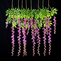 Mô phỏng Hoa Wisteria Hoa giả Hoa đậu Hoa Hoa Violet Cây trần Hoa Vine Trang trí đám cưới Mây Hoa Chuỗi - Hoa nhân tạo / Cây / Trái cây cây trúc giả