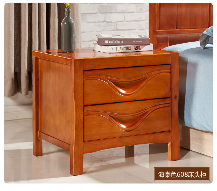Rắn tủ gỗ đầu giường tủ nhỏ gọn tủ bên giường nhỏ hiện đại - Buồng mẫu tủ quần áo đẹp hiện đại