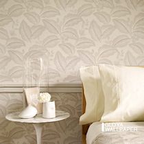 UK original imported Sanderson wallpaper BOX HILL Boks HILL English minimalist leaf pattern