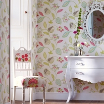 British original Harlequin wallpaper anoushka Nordic style simple flower bedroom background non-woven fabric