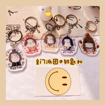 Sprout Sprout Sauce) Swordnet 3 genuine Authorised Sword Trio Perimeter Original Cute Door Pie Key Button Q Edition Key buckle