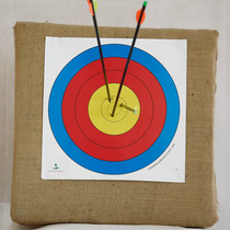 The traditional reverse bow with grass target Wall target paper archery equipment target EVA target nail