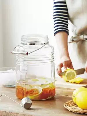 Wine glass bottle Imported from Japan Plum wine jar Plum pickled wine sealed jar Empty bottle wine jar special wine bottle