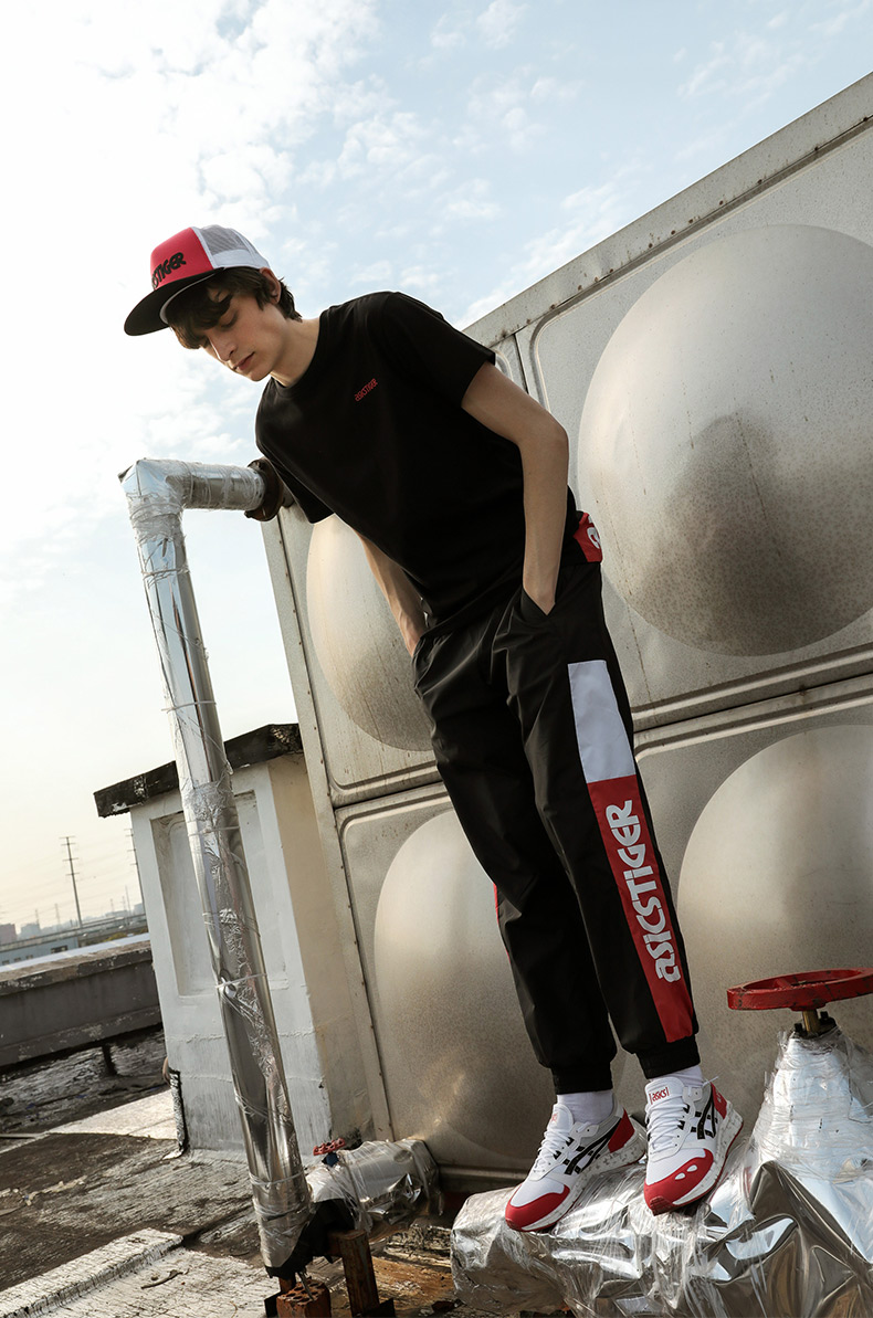 ASICSTIGER xu hướng hip hop nam quần retro gió đại học mồ hôi polyester 2191A101 - Quần thể thao quần thun thể thao nam