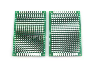 Spray tin board high-quality green board multipurpose board experimental board hole board double-sided test Board PCB board 4 * 6cm single price