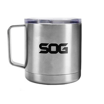 SOG SOG Tactics 304 Stainless Steel Outdoor Double Large Capacity Anti-Drop Drinking Cup Sports Office Cup Mug