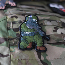 German TacOpsGear IDF Combat Team Characters Morale Chapter Velcro Sticker