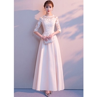 Длинный, цвета шампанского