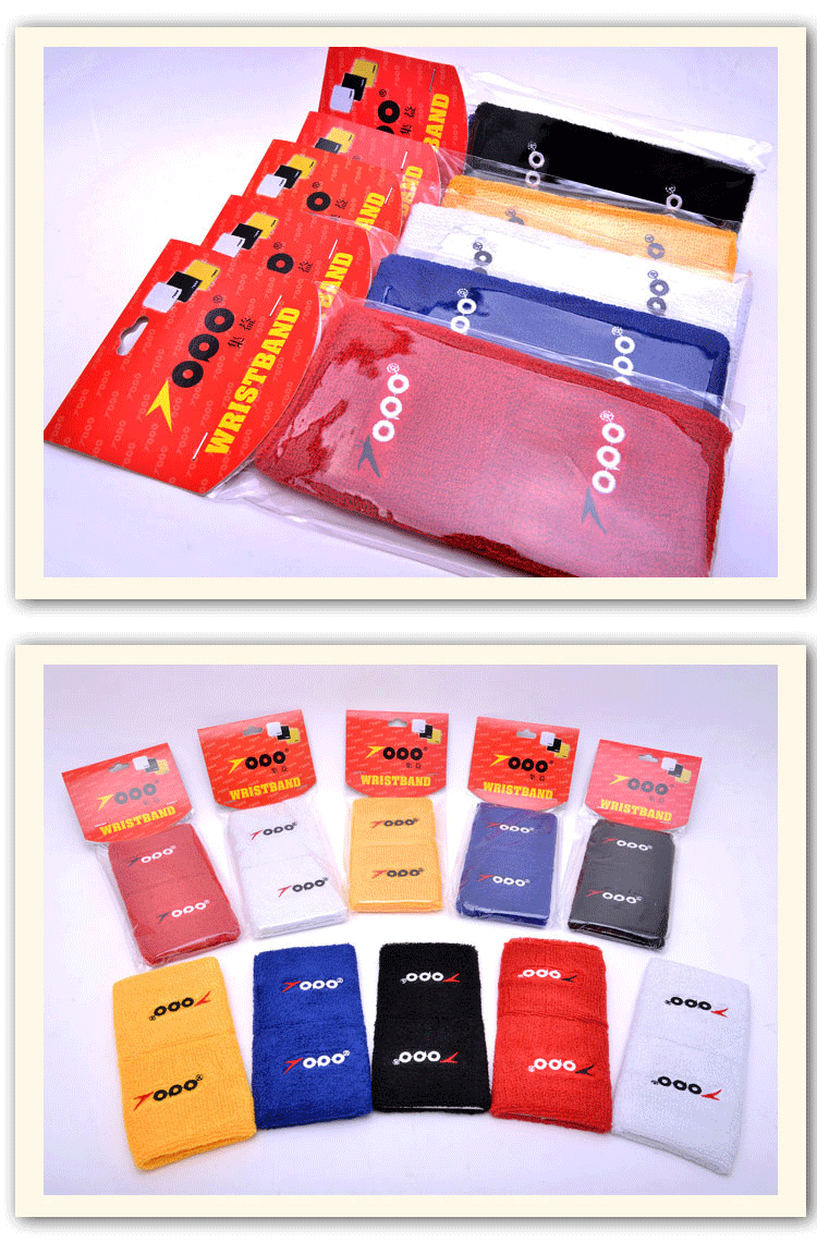 Hai gói cho cổ tay Bộ cầu lông Quần vợt thể thao Bracers thấm mồ hôi trang trí bảo vệ cổ tay mồ hôi bông bảo vệ băng quấn đầu gối đá bóng