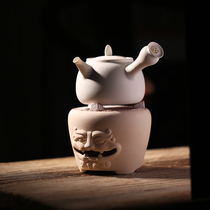 Chaoshan handmade sandstone with white peat charcoal stove cooking tea stove Home burning water stove Wind stove Kung fu tea Small fire stove old carbon stove