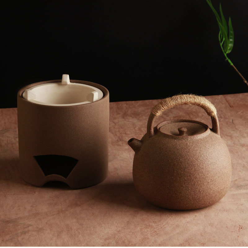 Carbon Oven Coarse Pottery Red Clay Oven Charcoal Stove Bubble Tea Oven Olive Small Stove Alcohol Wind Stove Cooking Teapot Candle Stove Tea Set Accessories