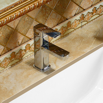 CROISSANT All copper hot and cold water faucet washbasin High quality faucet personality low waist