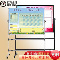 Custom Magnetic Support Frame Whiteboard Promotional Bulletin Board Pattern Table Making Chalkboard Culture Wall Enterprise Company Dragon Tiger List Yingxiong List Factory Workshop Production Management Watch Board Exhibition Board