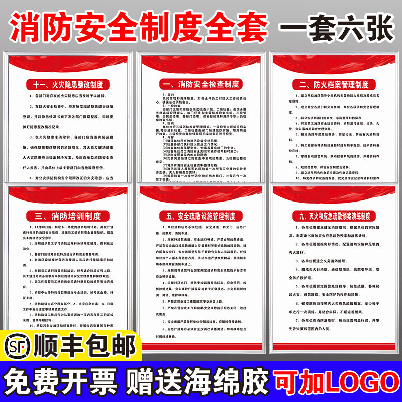 Fire Safety Regime B Factory Workshop Safety Production Management Rules & Regulations Cards Upper Wall Warehouse Enterprise Slogans Fire Safety Electricity Operation Protocol Warning Signs Customizable