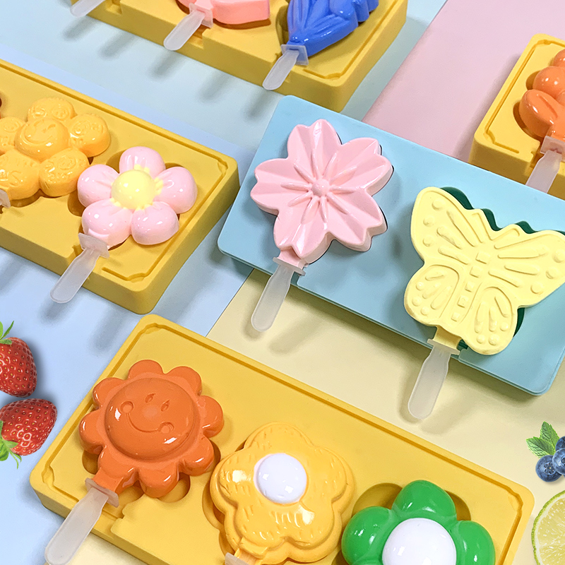 Ice cream mold food grade silicone home made by homemade children to make Altman ice stick ice cream ice cream stick