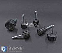 Imported slotted rubber wheel sand ring shaft rubber sand drum sand sleeve sand sleeve straight grinding head