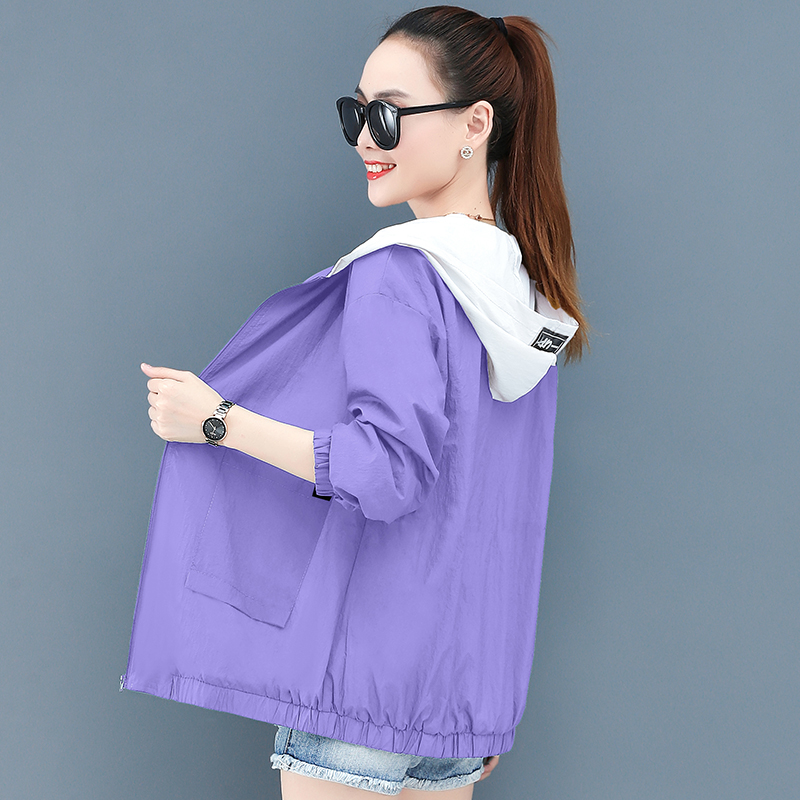 phụ nữ kem chống nắng của dài tay 2020 mùa hè mới chống nắng áo Hàn Quốc phiên bản của lỏng cà vạt muối UV áo mỏng
