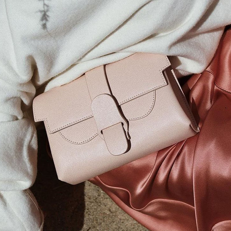 Small bag Aria belt bag lychee leather 2022 new multifunctional bra bag niche versatile chain one-shoulder cross-body women's bag