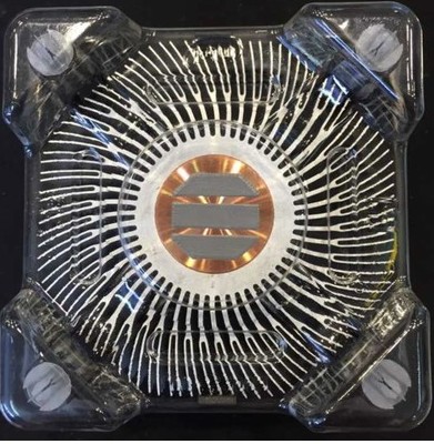 i3 i5 i7 unboxing CPU cooler 1155 1150 interface CPU fan four-pin temperature control