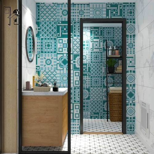 Хрустальный стеклянный мозаичный бассейн Туалетная плитка маленькая блок -головоломка головоломка гостиная кухонная фоновая стена