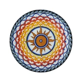 Мозаичная режущая пол простые сосновые пруды пруды проезжают