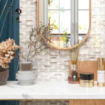 Natural Marble Bathroom Toilet Tile Mosaic Toilet Balcony Ground Brick Kitchen Bar Parquet Wall Brick