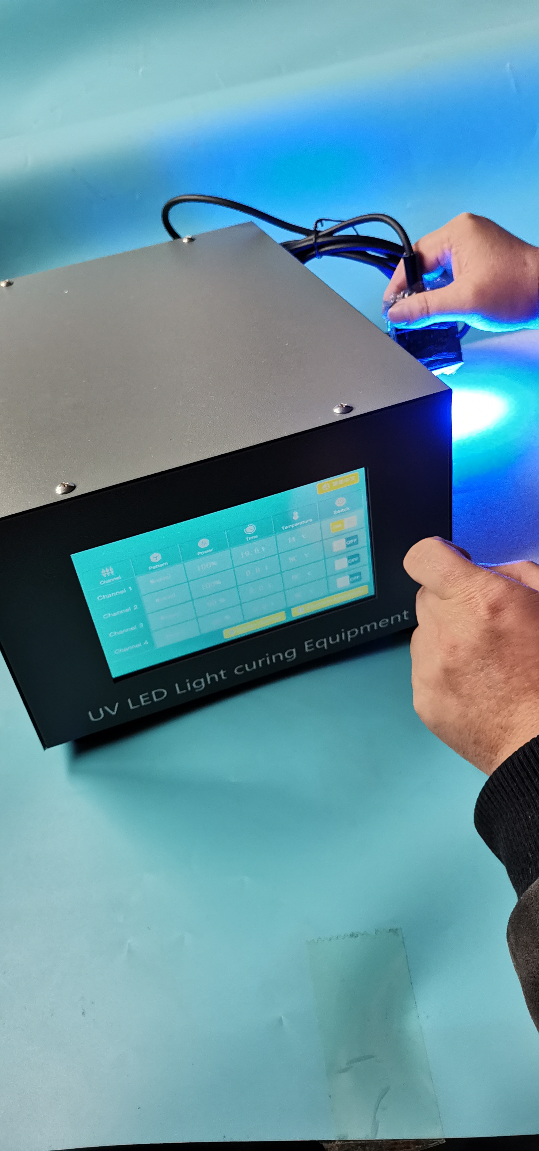 New ultraviolet UVLED line light source surface light source LED light curing machine UV irradiation machine-Taobao