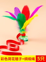 [5 Притворяется] Радужный цвет лотос ❤ ❤ атласная веревка