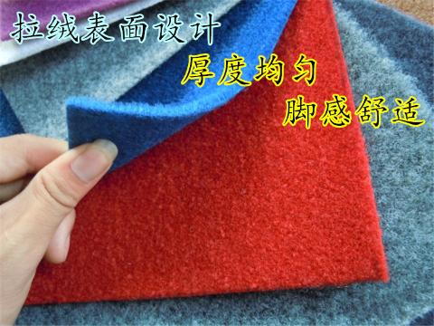 Đặc biệt cung cấp dày đỏ thảm cưới đỏ chải thảm khai mạc sân khấu triển lãm chăn màu xanh lá cây màu xanh xám thảm nỉ trải sàn phòng khách