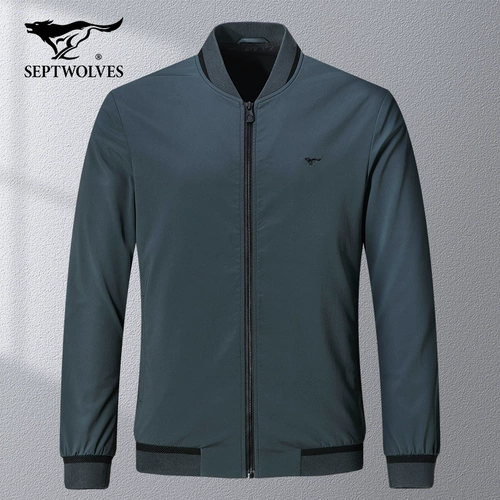 Septwolves, осенняя бейсбольная трендовая цветная куртка для отдыха, облегающий крой