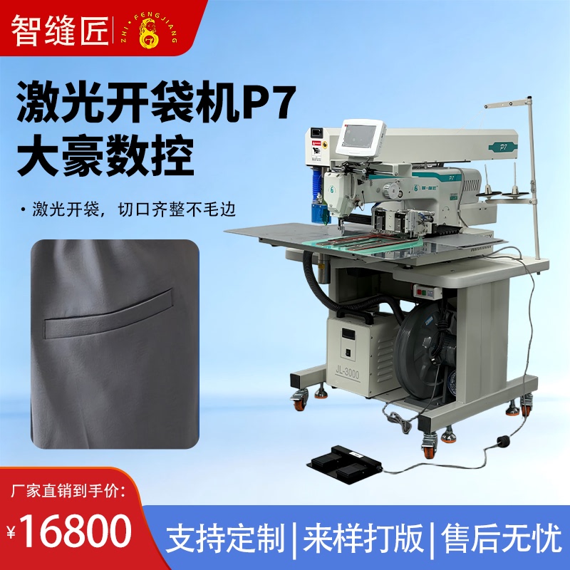 Laser Bag Opening Machine, Fully Automatic Double-Line Double-Flap Bag for Clothing, Zipper Opening Machine for Bags, Clothing Processing Manufacturer