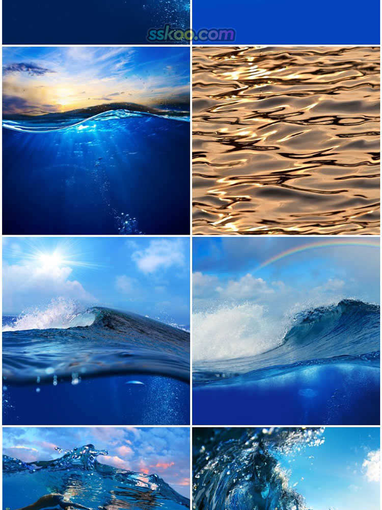 海浪冲浪海涛风景高清JPG摄影照片4K壁纸背景图片插图设计素材插图5