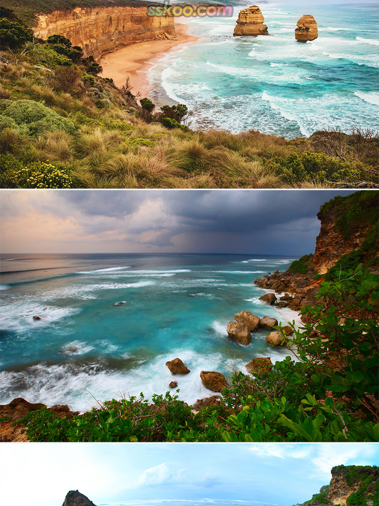 海边海岸海浪摄影集插图照片风景壁纸高清4K摄影图片设计背景素材插图4